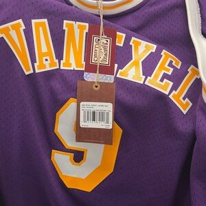 Mitchell & Ness Purple Hardwood Classics Jersey